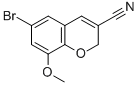 6-Bromo-8-methoxy-2h-chromene-3-carbonitrileStructure,885271-24-9Structure 6-Bromo-8-methoxy-2h-chromene-3-carbonitrile Structure,885271-24-9Structure