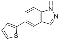 5-Thiophen-2-yl-1h-indazoleStructure,885272-39-9Structure 5-Thiophen-2-yl-1h-indazole Structure,885272-39-9Structure