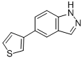 5-Thiophen-3-yl-1h-indazoleStructure,885272-41-3Structure 5-Thiophen-3-yl-1h-indazole Structure,885272-41-3Structure