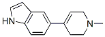 5-(1-Methyl-1,2,3,6-tetrahydro-pyridin-4-yl)-1h-indoleStructure,885273-31-4Structure 5-(1-Methyl-1,2,3,6-tetrahydro-pyridin-4-yl)-1h-indole Structure,885273-31-4Structure