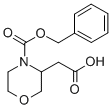 4-Cbz-3-carboxymethyl-morpholineStructure,885273-93-8Structure 4-Cbz-3-carboxymethyl-morpholine Structure,885273-93-8Structure