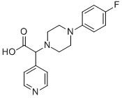 [4-(4-氟苯基)哌嗪-1-基]吡啶-4-乙酸結構式_885276-71-1結構式