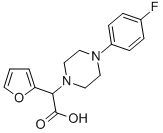 [4-(4-氟苯基)哌嗪-1-基]呋喃-2-乙酸結構式_885276-80-2結構式