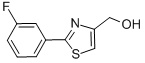 [2-(3-氟苯基)噻唑-4-基]甲醇結(jié)構(gòu)式_885279-97-0結(jié)構(gòu)式