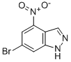 1H-Indazole, 6-bromo-4-nitro-Structure,885518-46-7Structure 1H-Indazole, 6-bromo-4-nitro- Structure,885518-46-7Structure