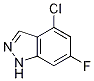 4-Chloro-6-fluoroindazoleStructure,885520-32-1Structure 4-Chloro-6-fluoroindazole Structure,885520-32-1Structure