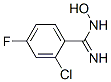 Benzenecarboximidamide, 2-chloro-4-fluoro-N-hydroxy-Structure,885963-71-3Structure Benzenecarboximidamide, 2-chloro-4-fluoro-N-hydroxy- Structure,885963-71-3Structure