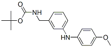 N-(3-Boc-aminomethylphenyl)-N-(4-methoxyphenyl)amineacid tert-butyl ester Structure,886362-41-0Structure