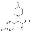 (4-氟苯基)-(4-氧代-1-哌啶)-乙酸結(jié)構(gòu)式_886363-63-9結(jié)構(gòu)式