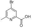 4-Bromo-6-methyl-pyridine-2-carboxylic acidStructure,886372-47-0Structure 4-Bromo-6-methyl-pyridine-2-carboxylic acid Structure,886372-47-0Structure