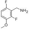 2,6-Difluoro-3-methoxybenzylamineStructure,886498-50-6Structure 2,6-Difluoro-3-methoxybenzylamine Structure,886498-50-6Structure