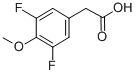 3,5-DIFLUORO-4-METHOXYPHENYLACETIC ACIDStructure,886498-74-4Structure 3,5-DIFLUORO-4-METHOXYPHENYLACETIC ACID Structure,886498-74-4Structure