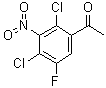 1-(2,4-Dichloro-5-fluoro-3-nitrophenyl)ethanoneStructure,887267-36-9Structure 1-(2,4-Dichloro-5-fluoro-3-nitrophenyl)ethanone Structure,887267-36-9Structure