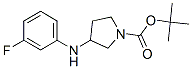 3-(3-氟苯氨基)-吡咯烷-1-羧酸叔丁酯結(jié)構(gòu)式_887578-60-1結(jié)構(gòu)式