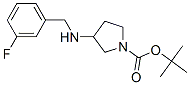 3-(3-氟芐氨基)-吡咯烷-1-羧酸叔丁酯結(jié)構(gòu)式_887578-67-8結(jié)構(gòu)式