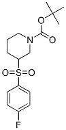 3-(4-氟苯磺?；?-哌啶-1-羧酸叔丁酯結(jié)構(gòu)式_887590-22-9結(jié)構(gòu)式