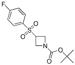 3-(4-氟苯磺?；?-氮雜啶-1-羧酸叔丁酯結(jié)構(gòu)式_887593-66-0結(jié)構(gòu)式