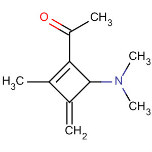 1-[4-(二甲基氨基)-2-甲基-3-亞甲基-1-環(huán)丁烯-1-基]-乙酮結(jié)構(gòu)式_88830-18-6結(jié)構(gòu)式