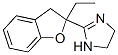 1H-Imidazole, 2-(2-ethyl-2,3-dihydro-2-benzofuranyl)-4,5-dihydro-Structure,89197-32-0Structure 1H-Imidazole, 2-(2-ethyl-2,3-dihydro-2-benzofuranyl)-4,5-dihydro- Structure,89197-32-0Structure