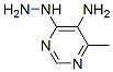 Pyrimidine, 5-amino-4-hydrazino-6-methyl- (7ci)Structure,89211-54-1Structure Pyrimidine, 5-amino-4-hydrazino-6-methyl- (7ci) Structure,89211-54-1Structure