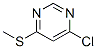 Pyrimidine, 4-chloro-6-(methylthio)-Structure,89283-48-7Structure Pyrimidine, 4-chloro-6-(methylthio)- Structure,89283-48-7Structure