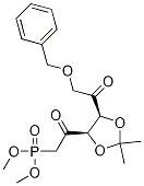 2-((4r,5s)-5-(2-(芐氧基)乙?；?-2,2-二甲基-1,3-二氧雜烷-4-基)-2-氧代乙基磷酸二甲酯結(jié)構(gòu)式_89291-74-7結(jié)構(gòu)式