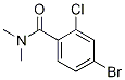 N,n-dimethyl4-bromo-2-chlorobenzamideStructure,893420-19-4Structure N,n-dimethyl4-bromo-2-chlorobenzamide Structure,893420-19-4Structure