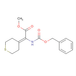 Methyl 2-(cbz-amino)-2-(tetrahydrothiopyran-4-ylidene)acetateStructure,894790-18-2Structure Methyl 2-(cbz-amino)-2-(tetrahydrothiopyran-4-ylidene)acetate Structure,894790-18-2Structure