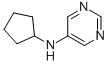 N-環(huán)戊基-5-嘧啶胺結(jié)構(gòu)式_894853-94-2結(jié)構(gòu)式