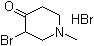 3-Bromo-1-methylpiperidin-4-one hbrStructure,89580-42-7Structure 3-Bromo-1-methylpiperidin-4-one hbr Structure,89580-42-7Structure