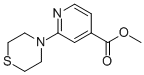 Methyl 2-thiomorpholin-4-ylisonicotinateStructure,898289-26-4Structure Methyl 2-thiomorpholin-4-ylisonicotinate Structure,898289-26-4Structure