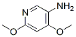 4,6-Dimethoxypyridin-3-amineStructure,89943-34-0Structure 4,6-Dimethoxypyridin-3-amine Structure,89943-34-0Structure