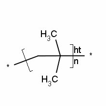 Poly(isobutylene) Structure,9003-27-4Structure