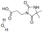 3-(4,4-Dimethyl-2,5-dioxoimidazolidin-1-yl)propanoic acid hydrateStructure,90197-83-4Structure 3-(4,4-Dimethyl-2,5-dioxoimidazolidin-1-yl)propanoic acid hydrate Structure,90197-83-4Structure