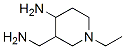 Piperidine, 4-amino-3-(aminomethyl)-1-ethyl-(7ci)Structure,90225-95-9Structure Piperidine, 4-amino-3-(aminomethyl)-1-ethyl-(7ci) Structure,90225-95-9Structure