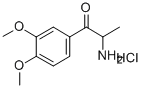 2-Amino-3,4-dimethoxypropiophenone hydrochlorideStructure,90253-98-8Structure 2-Amino-3,4-dimethoxypropiophenone hydrochloride Structure,90253-98-8Structure