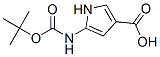 1H-pyrrole-3-carboxylic acid, 5-[[(1,1-dimethylethoxy)carbonyl]amino]- Structure,903094-18-8Structure