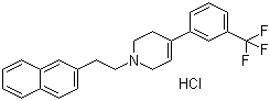 1,2,3,6-Tetrahydro-1-[2-(2-naphthalenyl)ethyl]-4-[3-(trifluoromethyl)phenyl]-pyridine hydrochloride Structure,90494-79-4Structure