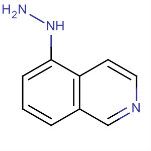 1-(異喹啉-5-基)肼結(jié)構(gòu)式_90564-61-7結(jié)構(gòu)式