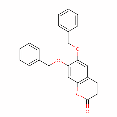 6,7-Bis(phenylmethoxy)-2h-1-benzopyran-2-oneStructure,909-84-2Structure 6,7-Bis(phenylmethoxy)-2h-1-benzopyran-2-one Structure,909-84-2Structure
