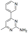 4-甲基-6-吡啶-3-嘧啶-2-胺結(jié)構(gòu)式_90916-52-2結(jié)構(gòu)式