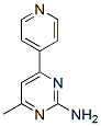4-甲基-6-吡啶-4-嘧啶-2-胺結(jié)構(gòu)式_90916-53-3結(jié)構(gòu)式