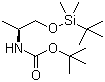(S)-tert-butyl 1-(tert-butyldimethylsilyloxy)propan-2-ylcarbamateStructure,909297-88-7Structure (S)-tert-butyl 1-(tert-butyldimethylsilyloxy)propan-2-ylcarbamate Structure,909297-88-7Structure