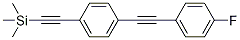 ((4-((4-氟苯基)乙炔)苯基)乙炔)三甲基硅烷結(jié)構(gòu)式_910467-79-7結(jié)構(gòu)式