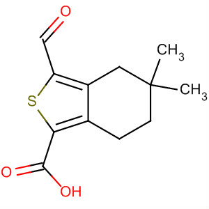 3-甲?；?5,5-二甲基-4,5,6,7-四氫-苯并[c]噻吩-1-羧酸結(jié)構(gòu)式_910635-48-2結(jié)構(gòu)式