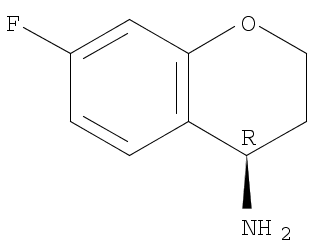 (R)-7-氟苯并二氫吡喃-4-胺結(jié)構(gòu)式_911826-11-4結(jié)構(gòu)式