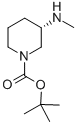 1-N-Boc-3-(S)-甲氨基哌啶結(jié)構(gòu)式_912368-73-1結(jié)構(gòu)式