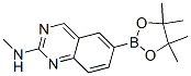 N-甲基-6-(4,4,5,5-四甲基-1,3,2-二氧硼烷)-2-氨基喹唑啉結(jié)構(gòu)式_913067-91-1結(jié)構(gòu)式