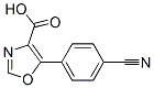 4-Oxazolecarboxylic acid,5-(4-cyanophenyl)-Structure,914220-32-9Structure 4-Oxazolecarboxylic acid,5-(4-cyanophenyl)- Structure,914220-32-9Structure