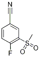4-氟-3-(甲基磺?；?苯甲腈結(jié)構(gòu)式_914636-47-8結(jié)構(gòu)式